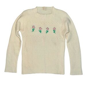 Vintage Sweater Crochet Flowers